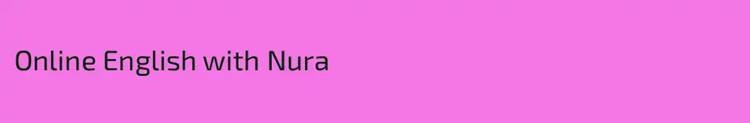 Online English with Nura
